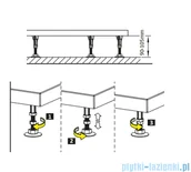 Brodziki prysznicowe - Radaway Nóżki do brodzika 5 szt NB003-M5 - miniaturka - grafika 1