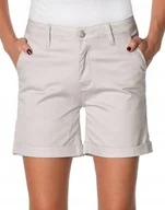 Spodenki damskie - Eleganckie Krótkie Spodenki Szorty Damskie 817 W33 - miniaturka - grafika 1