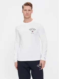 Tommy Hilfiger Longsleeve Arch Varsity MW0MW34252 Biały Regular Fit - Koszulki męskie - miniaturka - grafika 1