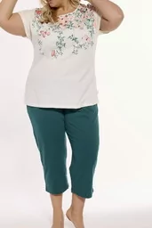 Bawełniana piżama damska Cornette 369/281 Spring 3-4XL - Piżamy damskie - miniaturka - grafika 1