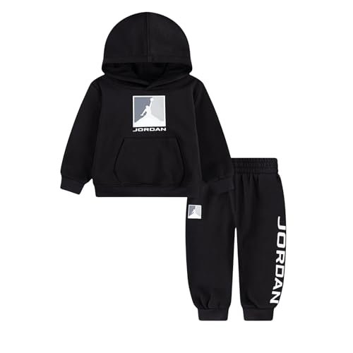 NIKE Jordan dres dziecięcy z kapturem Baseline, czarny, rozmiar 2-3 A, kod 85F107-023