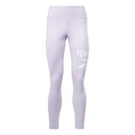Legginsy - Damskie Legginsy REEBOK RI BL COTTON LEGGING IC1262 – Fioletowy - miniaturka - grafika 1