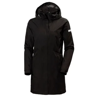 Helly Hansen Aden Long, płaszcz przeciwdeszczowy, damski, czarny - Płaszcze damskie - miniaturka - grafika 1