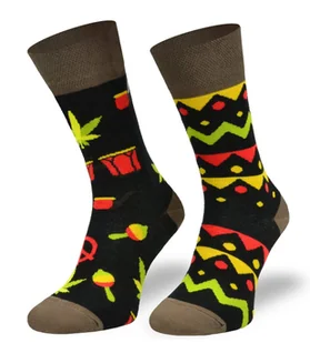 Kolorowe skarpetki asymetryczne, Marycha, 43/46 - Skarpetki męskie - miniaturka - grafika 1