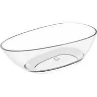 Wanny - Mexen Glass clear wanna wolnostojąca transparentna 170 x 85 cm, korek chrom - 58061708508 - miniaturka - grafika 1