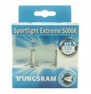 Żarówki samochodowe - Żarówki H1 Tungsram Sportlight Extreme 5000K Up To 40% Homologacja Bielsze - miniaturka - grafika 1