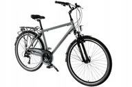 Rowery - Rower 28 Kands Alfa City grafit-złoty M21" - miniaturka - grafika 1