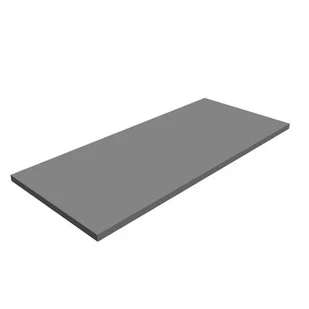 Półka laminowana prostokąt LSS 80/35 szary VELANO - Półki do salonu - miniaturka - grafika 1