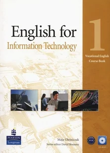 English for Information Technology 1 CB +CD-Rom - Olejniczak Maja - Książki do nauki języka angielskiego - miniaturka - grafika 1