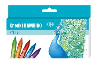 Kredki BAMBINO 24-kol. w pud. kart. CARREFOUR - Przybory szkolne - miniaturka - grafika 1