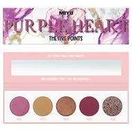 Cienie do powiek - MIYO FIVE POINTS COLOR BOX EDITION Paleta 5 cieni 27 PURPLE HEART - miniaturka - grafika 1