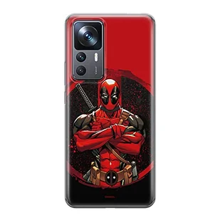 Etui Deadpool 006 Marvel Nadruk pełny Czerwony Producent: Xiaomi, Model: 12T/ 12T pro/ K50 Ultra - Etui i futerały do telefonów - miniaturka - grafika 1