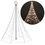 Choinki - Choinka Led Duża Zewnętrzna Metalowa Lampki 300Cm Biały Ciepły - miniaturka - grafika 1