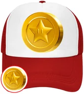 Czapki i chusty sportowe męskie - CZAPKA Z DASZKIEM SUPER MARIO BROS DLA DZIECI LATO CZERWONA BEJSBOLÓWKA - miniaturka - grafika 1