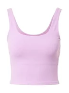 Biustonosze - Skechers Damski biustonosz sportowy Goflex Joy Longline, Fiolet afrykański, S - miniaturka - grafika 1