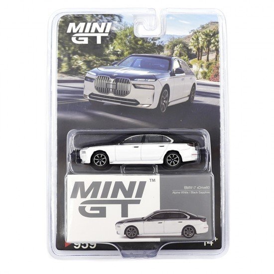 Mini Gt Bmw I7 Xdrive60 2024 Alpine White Bla 1:64 00959-B
