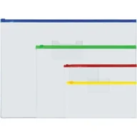 Koperty - Centrum Koperta A4 płaska PVC z suwakiem mix - miniaturka - grafika 1