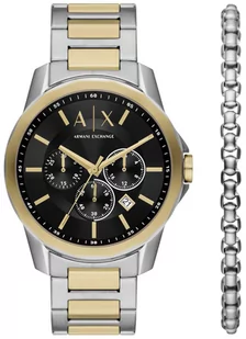 Zegarek Zegarek Armani Exchange AX7148SET BANKS GIFT SET - Zegarki męskie - miniaturka - grafika 1