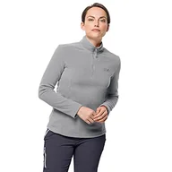 Swetry damskie - Jack Wolfskin Damski sweter polarowy Gecko W Slate Grey, XXL - miniaturka - grafika 1
