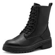 Kozaki damskie - Marco Tozzi Damskie 2-25202-43 modne kozaki, czarne, 38 EU, czarny, 38 EU - miniaturka - grafika 1