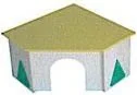 Akcesoria dla gryzoni - PINOKIO DOMEK NAROŻNY PINO-06 - miniaturka - grafika 1