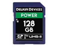 Karty pamięci - Delkin Devices 128GB SDXC Power 2000X UHS-II U3 V90 - miniaturka - grafika 1