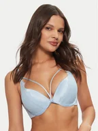 Biustonosze - Hunkemöller Biustonosz push-up Isabella 206360 Niebieski - miniaturka - grafika 1