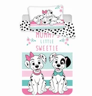 Pościel dla dzieci - Pościel do łóżeczka 101 dalmatyńczyków 100x135 Jerry Fabrics - miniaturka - grafika 1