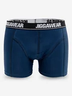 Majtki męskie - Bokserki Jigga Wear Basic Ciemne Granatowe 2XL - miniaturka - grafika 1