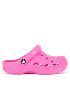 Crocs Klapki BAYA CLOG K 207013-6QQ Różowy - Buty dla dziewczynek - miniaturka - grafika 1