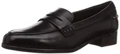 Kapcie damskie - Clarks Damskie kapcie Hamble Loafer, Czarny Black Leather, 37.5 EU - miniaturka - grafika 1