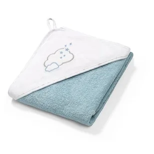 BabyOno Okrycie kąpielowe frotte ręcznik z kapturkiem 100x100cm chmurka | PONAD 10 TYŚ PRODUKTÓW W ATRAKCYJNYCH CENACH | SZYBKA - Okrycia kąpielowe dla dzieci - miniaturka - grafika 1