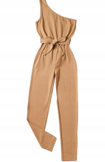 SHEIN KOMBINEZON DZIEWCZĘCY BEŻOWY 140cm 1ŁBJ