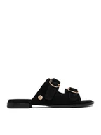 Klapki i japonki damskie - U.S. Polo Assn. Klapki EO-KATYA001W/6S1 Czarny - miniaturka - grafika 1