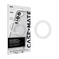 Pozostałe akcesoria do telefonów - Case-Mate Magnetic Conversion Kit for MagSafe - Uniwersalny pierścień magnetyczny na etui / smartfona 2 szt. (White) - miniaturka - grafika 1