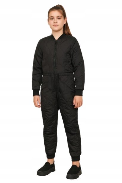 Lmtd Czarny Przejściowy Kombinezon Dziecięcy Pikowany 146-152 Kya