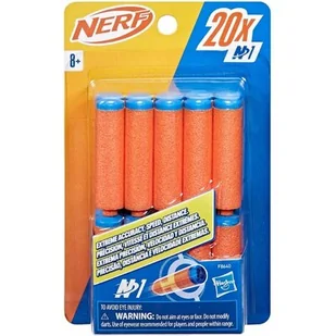 Strzałki NERF N1 F8640 (20 sztuk) - Zabawki militarne - miniaturka - grafika 1