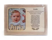 Ramki na zdjęcia - Ramka na zdjęcie ZUZIA urodziny prezent GADŻET - miniaturka - grafika 1