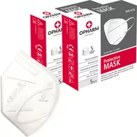 Maseczki ochronne i antywirusowe - OPHARM Maseczka ochronna z filtrem FFP2, certyfikat CE, OPHARM, 10 szt. OPffp2op10 - miniaturka - grafika 1