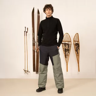 Spodnie sportowe męskie - Męskie spodnie narciarskie OUTHORN OTHAW22TFTRM031 - oliwkowe/khaki - Outhorn - grafika 1