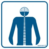 Systemy ekspozycyjne i znaki informacyjne - RE010 NEUROLOGIA, FN - FOLIA SAMOPRZYLEPNA; (200X200MM) - miniaturka - grafika 1