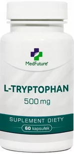Medfuture L-tryptofan w kapsułkach - ekstrakt 500 mg - Suplementy naturalne - miniaturka - grafika 1