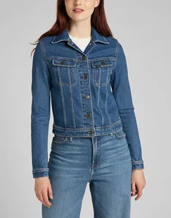 Lee Rider Jacket Damska Kurtka Jeansowa Worn Iris L54Mmwqw-Xs - Kurtki damskie - miniaturka - grafika 1