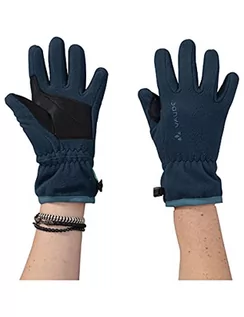 Rękawiczki - VAUDE Unisex dziecięce rękawiczki Pulex Gloves, Dark Sea, 3 (EU) - grafika 1