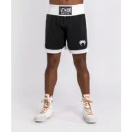 Spodnie sportowe męskie - Venum Spodenki Bokserskie Classic Boxing Shorts Black/White - miniaturka - grafika 1