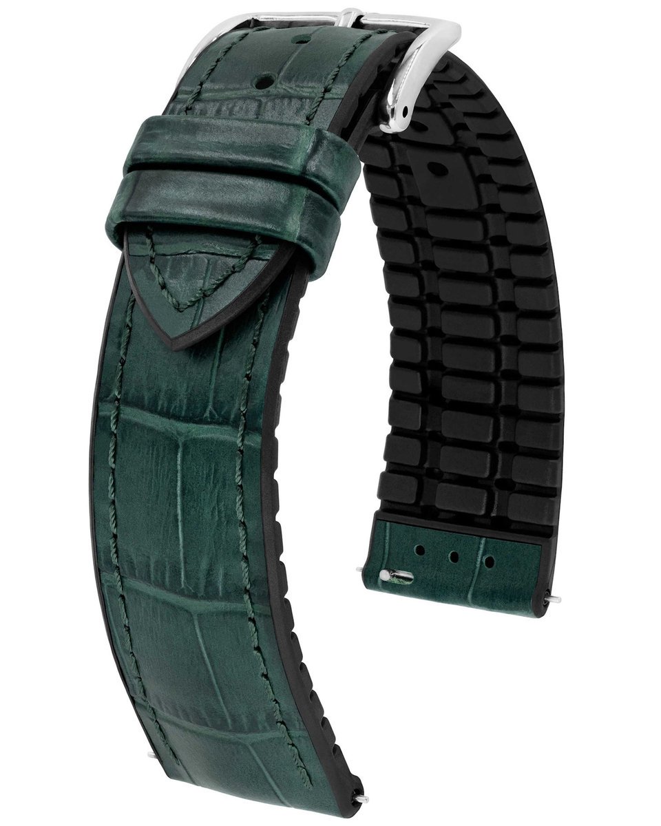 Skórzany wodoodporny pasek do zegarka 22 mm HIRSCH Paul L 0925028040-2-22