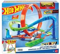 Tory, garaże, parkingi - Hot Wheels Action Zestaw Zakręcone tornado - model lub pojazd - miniaturka - grafika 1
