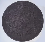 Dywany - Dywan Carpet Decor Handmade RADIUS dark grey koło - miniaturka - grafika 1