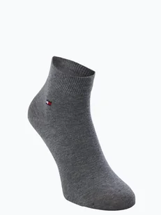 Tommy Hilfiger Skarpety pakowane po 2 szt. Mężczyźni Bawełna szary jednolity, 39-42 - Skarpetki męskie - miniaturka - grafika 1