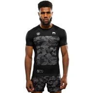 Kimona, stroje i obuwie - Venum x Polaris Rashguard Krótki Rękaw Black/Storm Grey - miniaturka - grafika 1